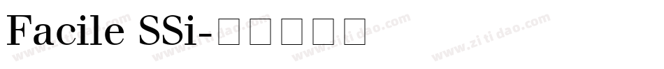 Facile SSi字体转换